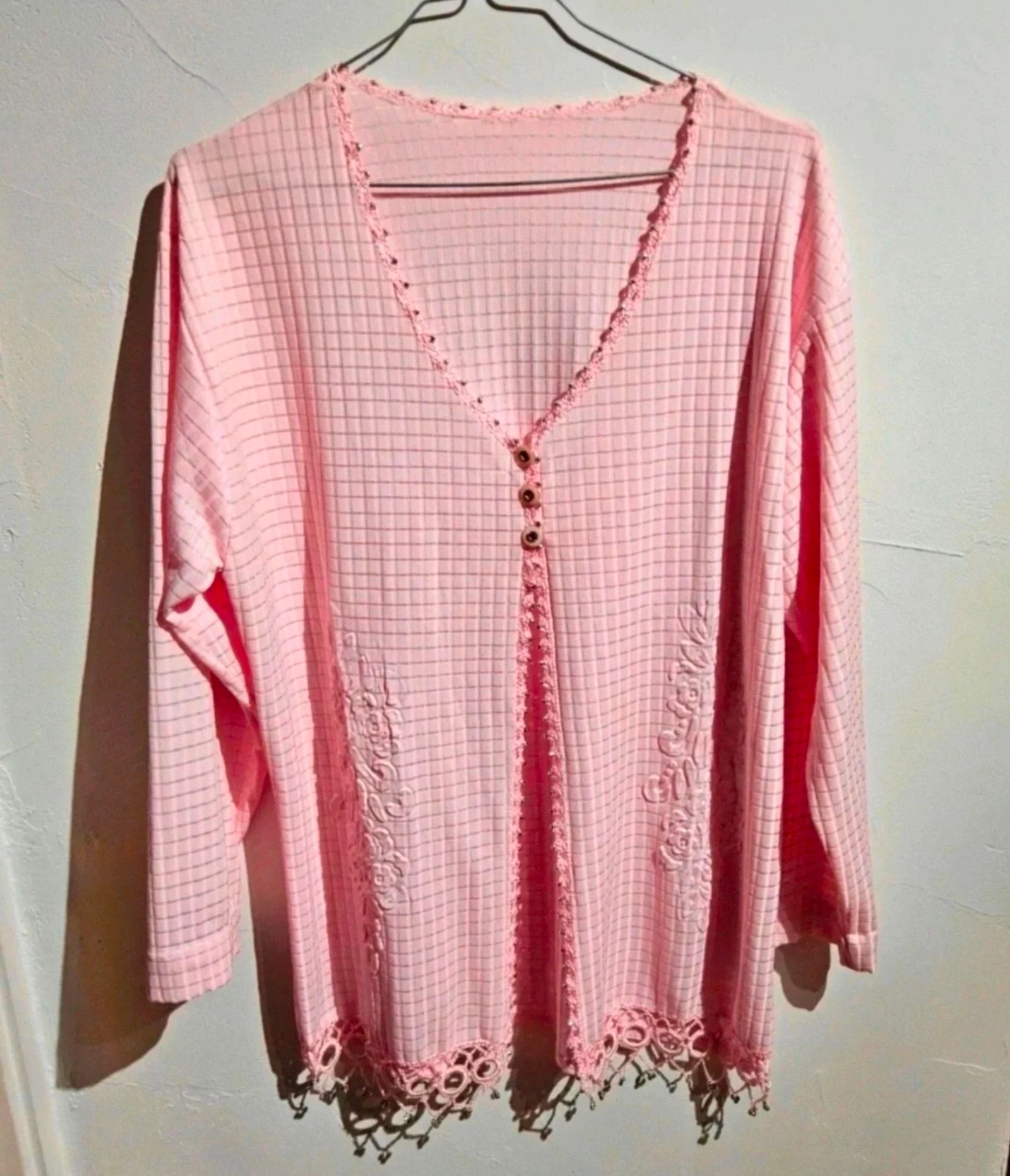 🌸 Romantic Powder Pink Cardigan – Size 42 🌸 – photo 2